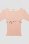 BASERANGE Tabby Star Long Sleeve T-Shirt Portugal BAS-TOTA-CG-WI23-FENHONG Pink